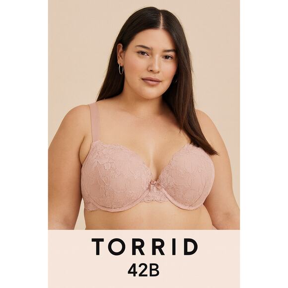 Torrid Pink Underwire Bra Sz. 42B - Picture 1 of 6